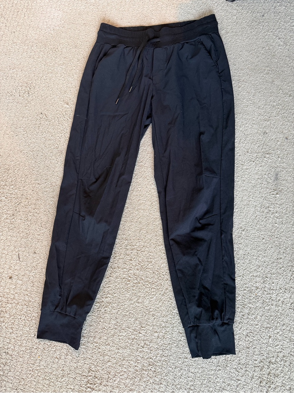 Women’s Black Jogger Pants with Drawstring Waist